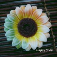 太陽花造型手工皂,平面